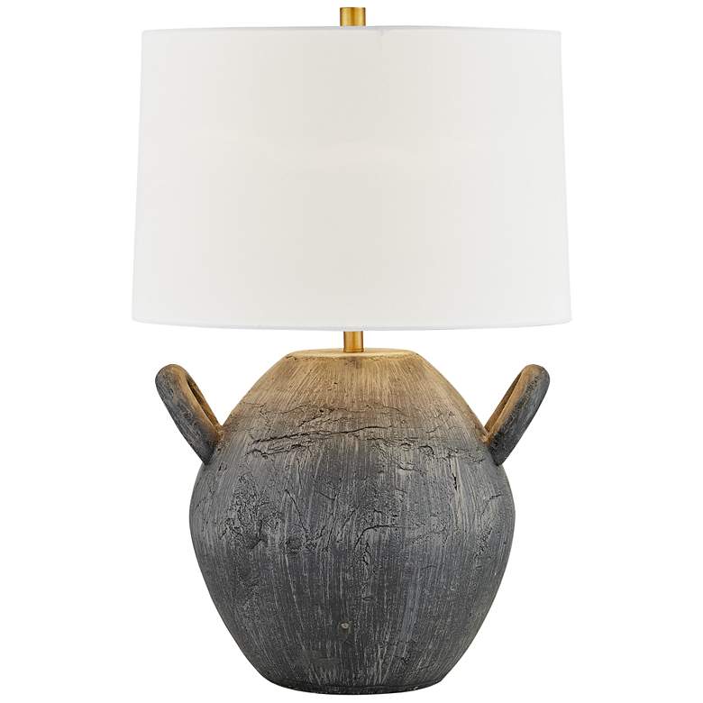 Image 1 Forty West Dean 25" Black/Gray Table Lamp