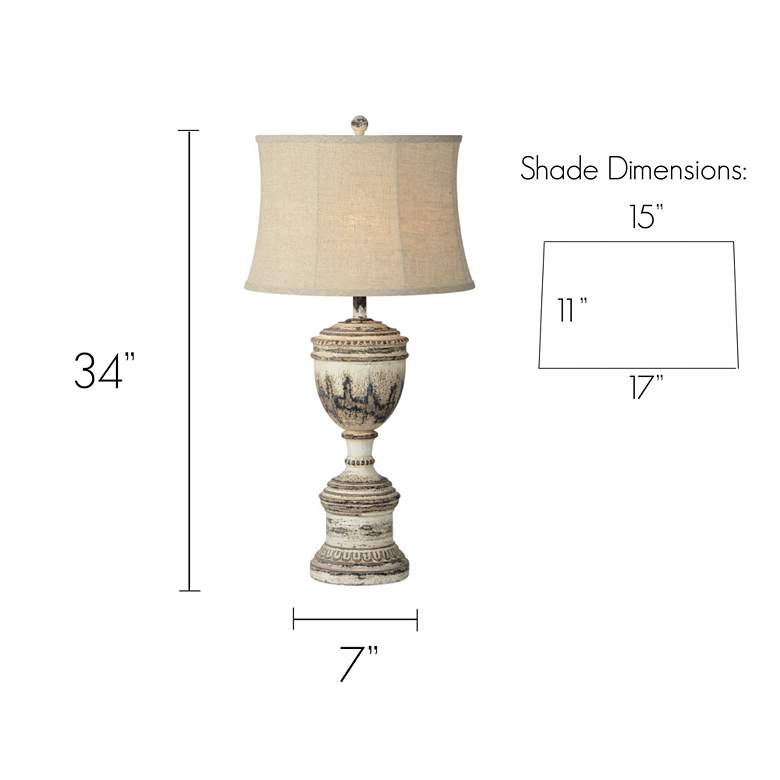 Image 5 Forty West Denver Weathered Brown Table Lamps Set of 2 more views