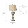 Forty West Denver Weathered Brown Table Lamps Set of 2