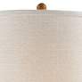 Forty West Diego 40" Distressed Faux Wood Buffet Table Lamps Set of 2
