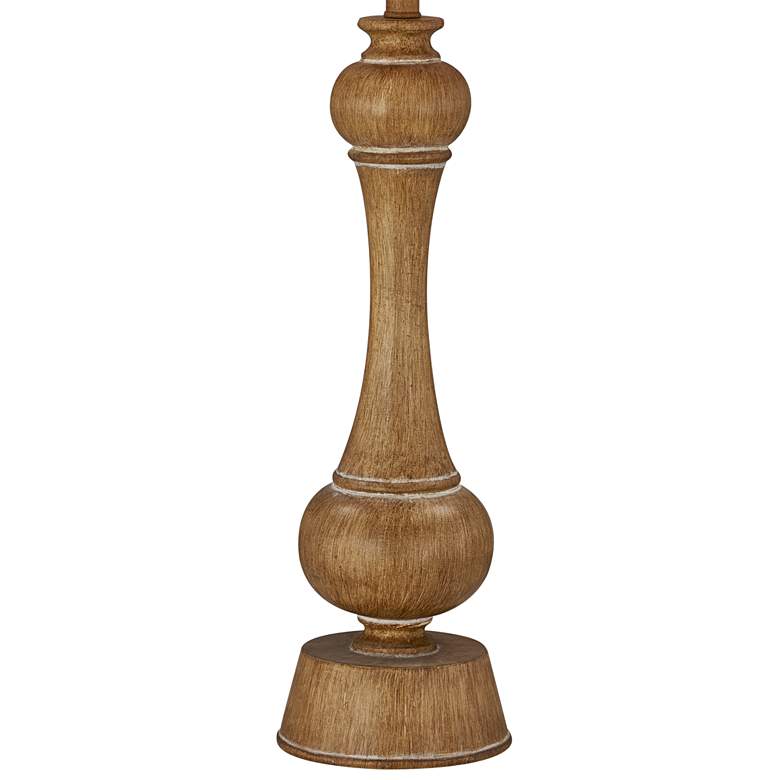 Image 4 Forty West Diego 40" Distressed Faux Wood Buffet Table Lamps Set of 2 more views