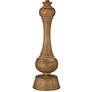 Forty West Diego 40" Distressed Faux Wood Buffet Table Lamps Set of 2