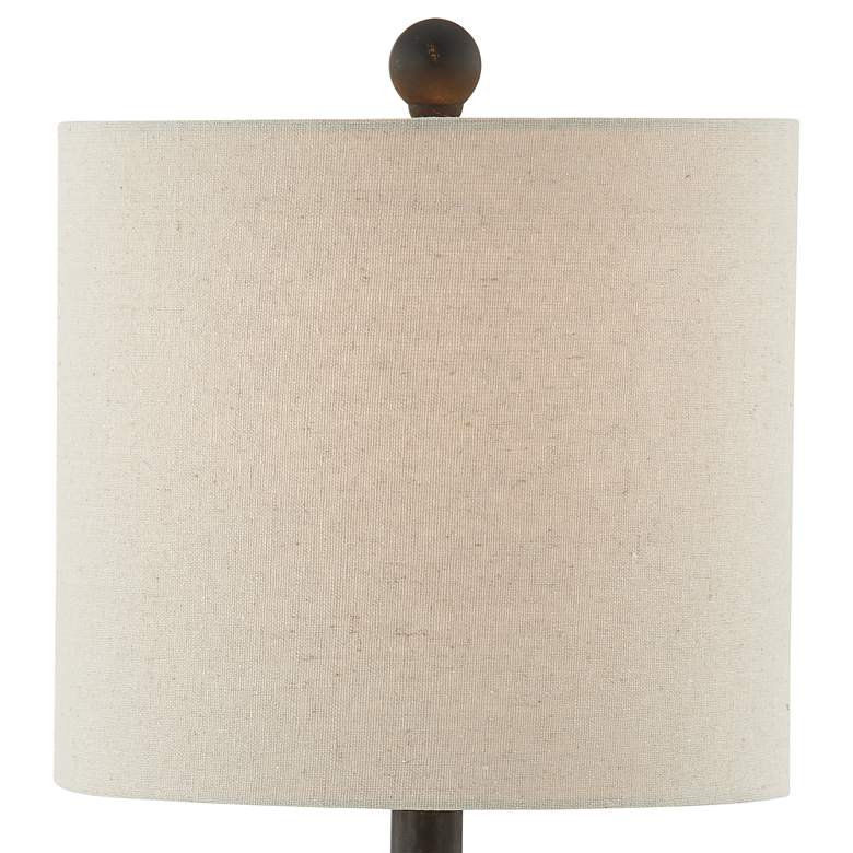 Image 3 Forty West Donna Washed Black Accent Table Lamps Set of 2 more views