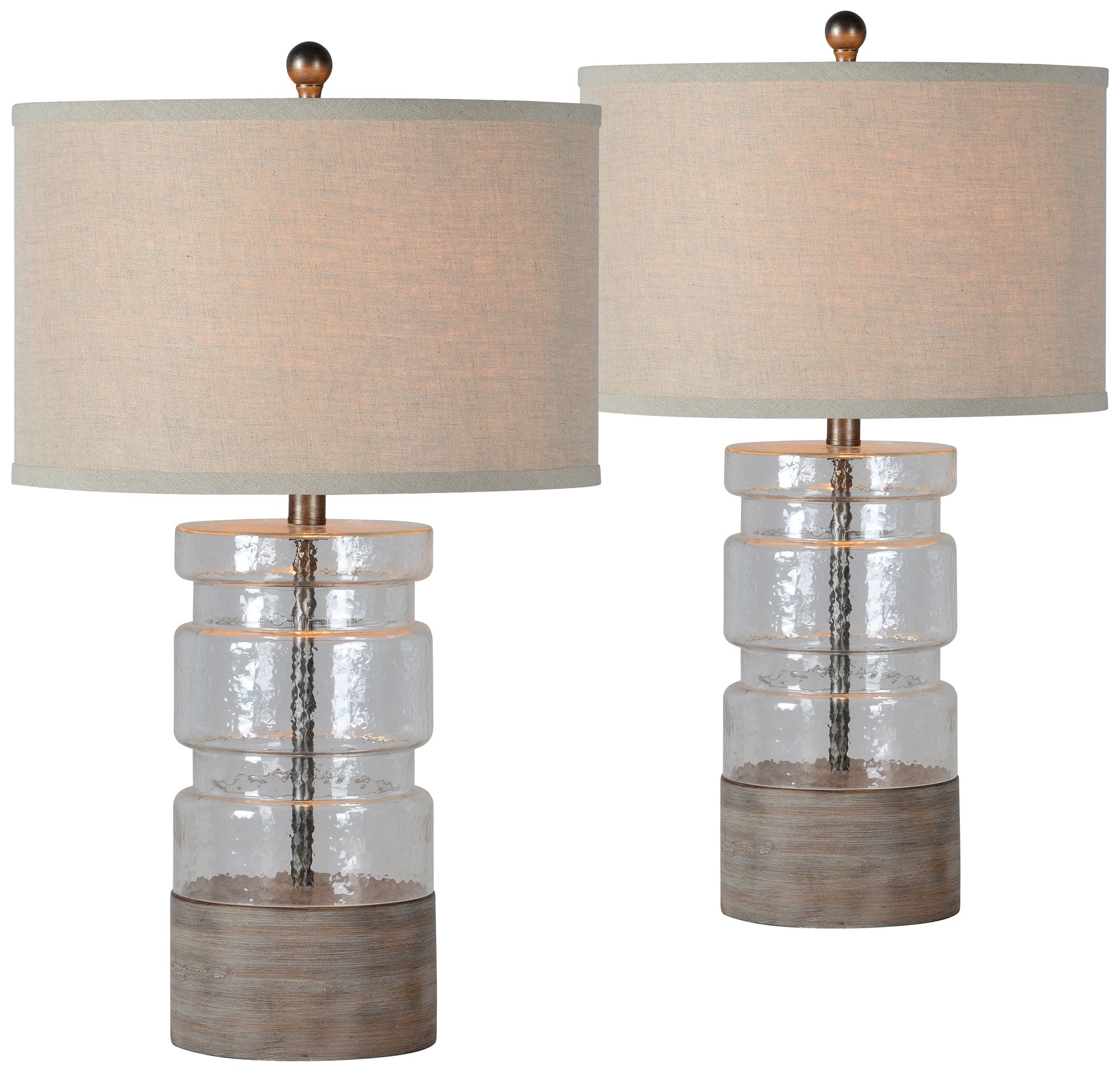 farmhouse glass table lamps