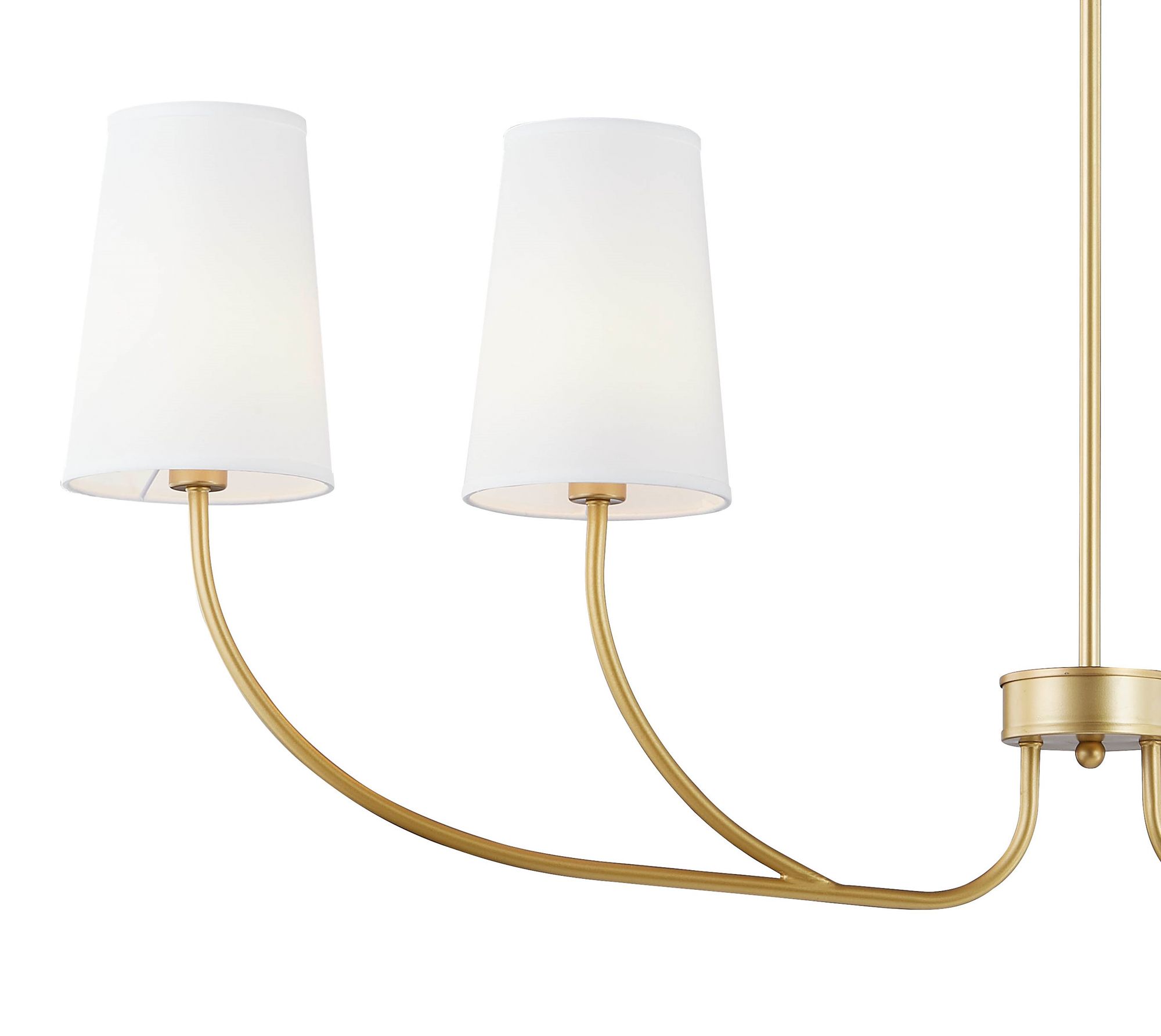 Image 2 Forty West Eden 45.5x19" Metal Chandelier more views