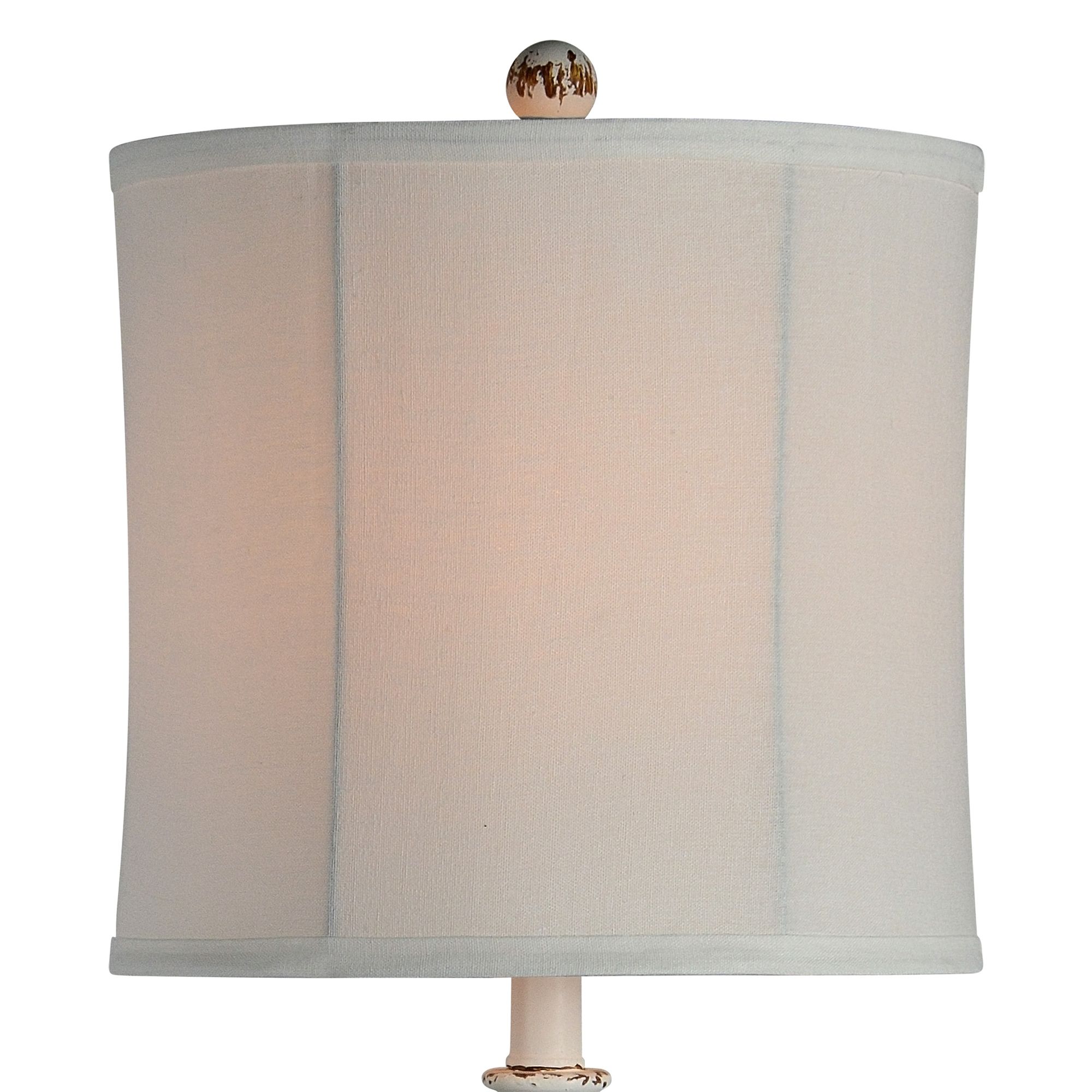 Image 2 Forty West Edith 36" Cottage White Buffet Table Lamps Set of 2 more views