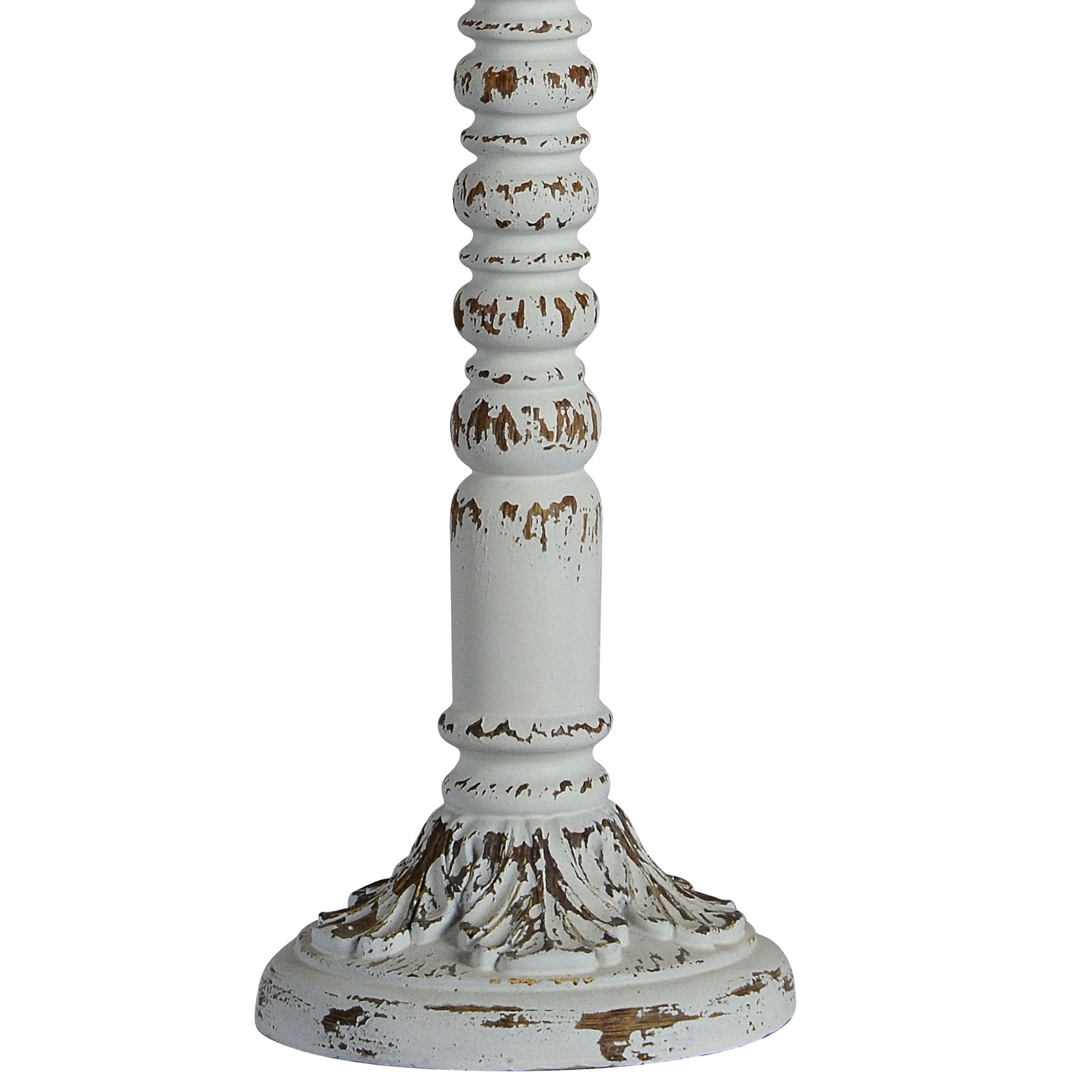 Image 3 Forty West Edith 36" Cottage White Buffet Table Lamps Set of 2 more views