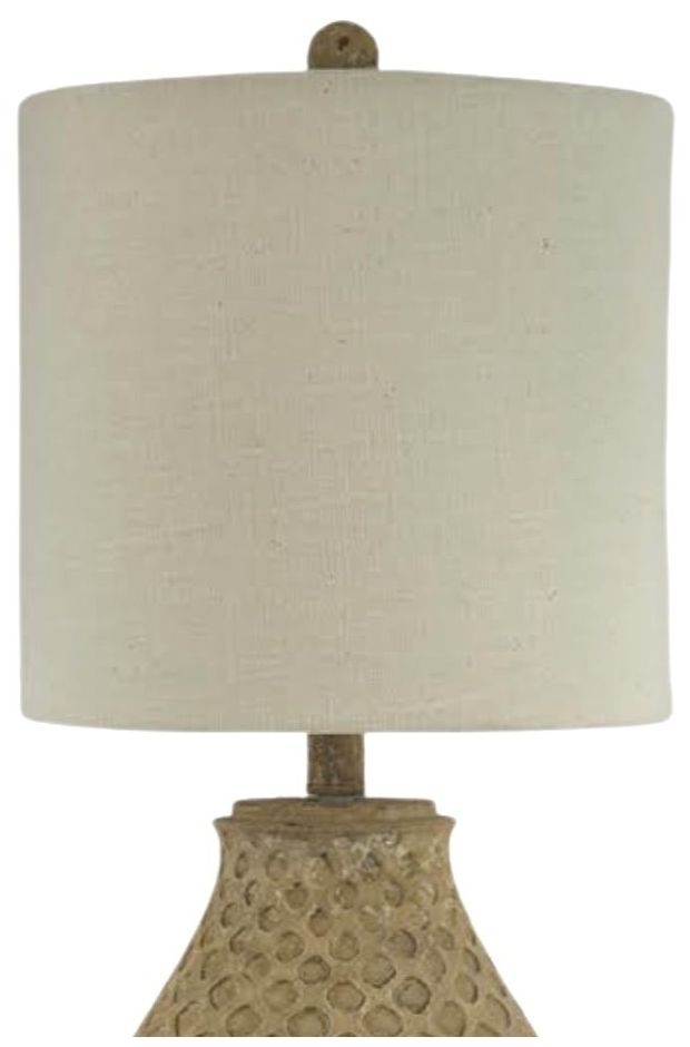 Image 2 Forty West Eldridge 23.5" Brown Honeycomb Table Lamp Set of 2 more views