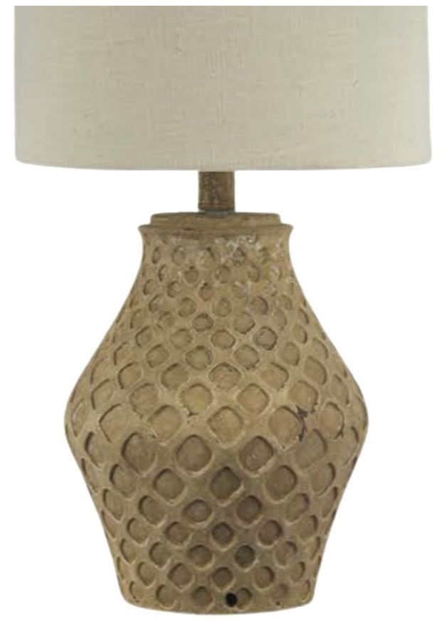 Image 3 Forty West Eldridge 23.5" Brown Honeycomb Table Lamp Set of 2 more views