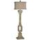 Forty West Emersyn Blue-Gray Distressed Floor Lamp