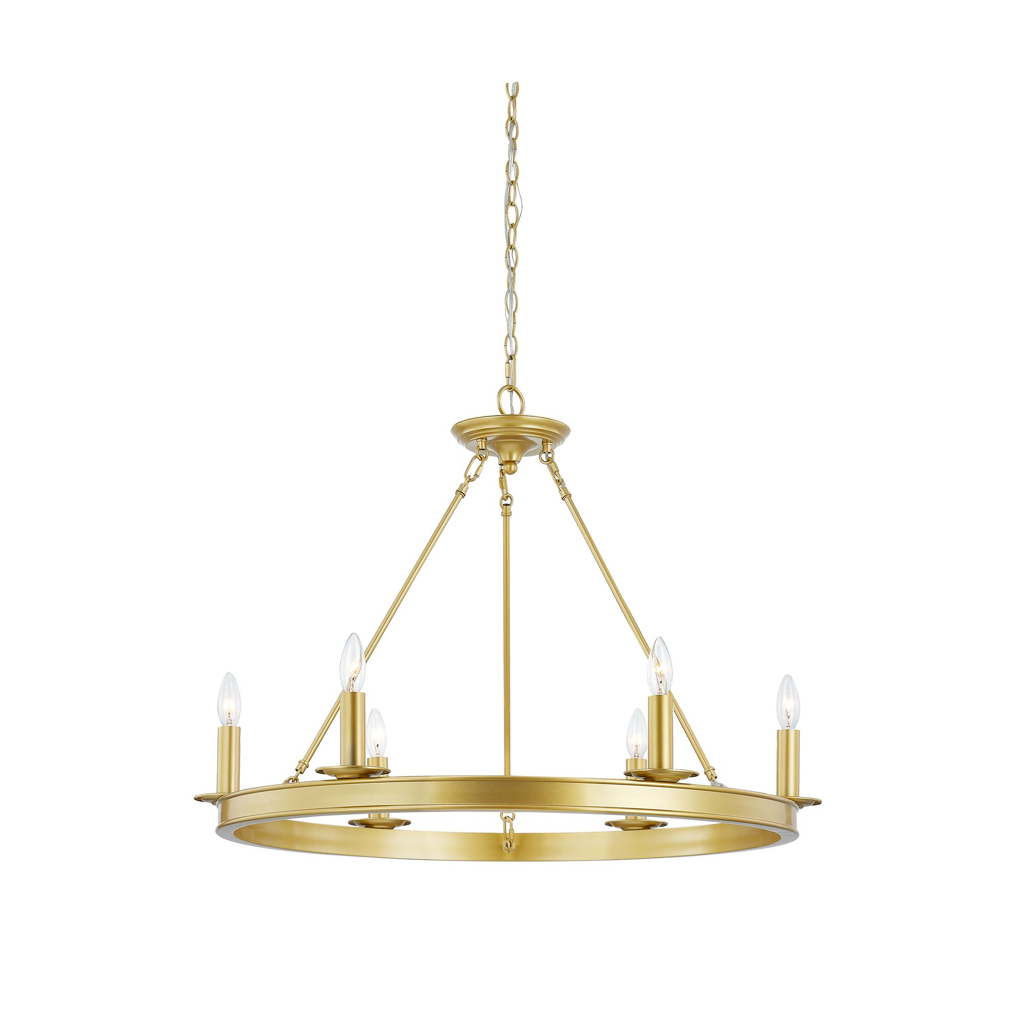 Image 2 Forty West Erin 32x24" Metal Chandelier more views