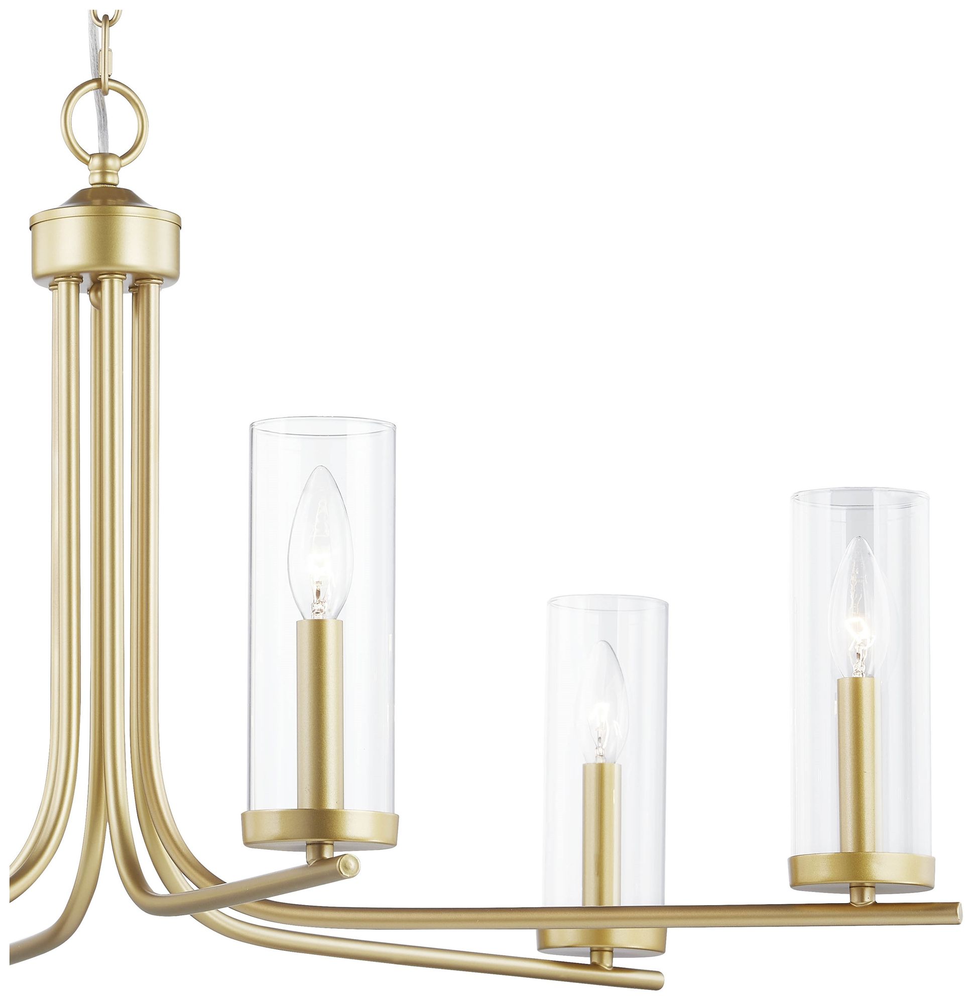 Image 3 Forty West Fillmore 36x18" Metal Chandelier more views