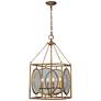 Forty West Fleming 15x29" Metal and Glass Pendant