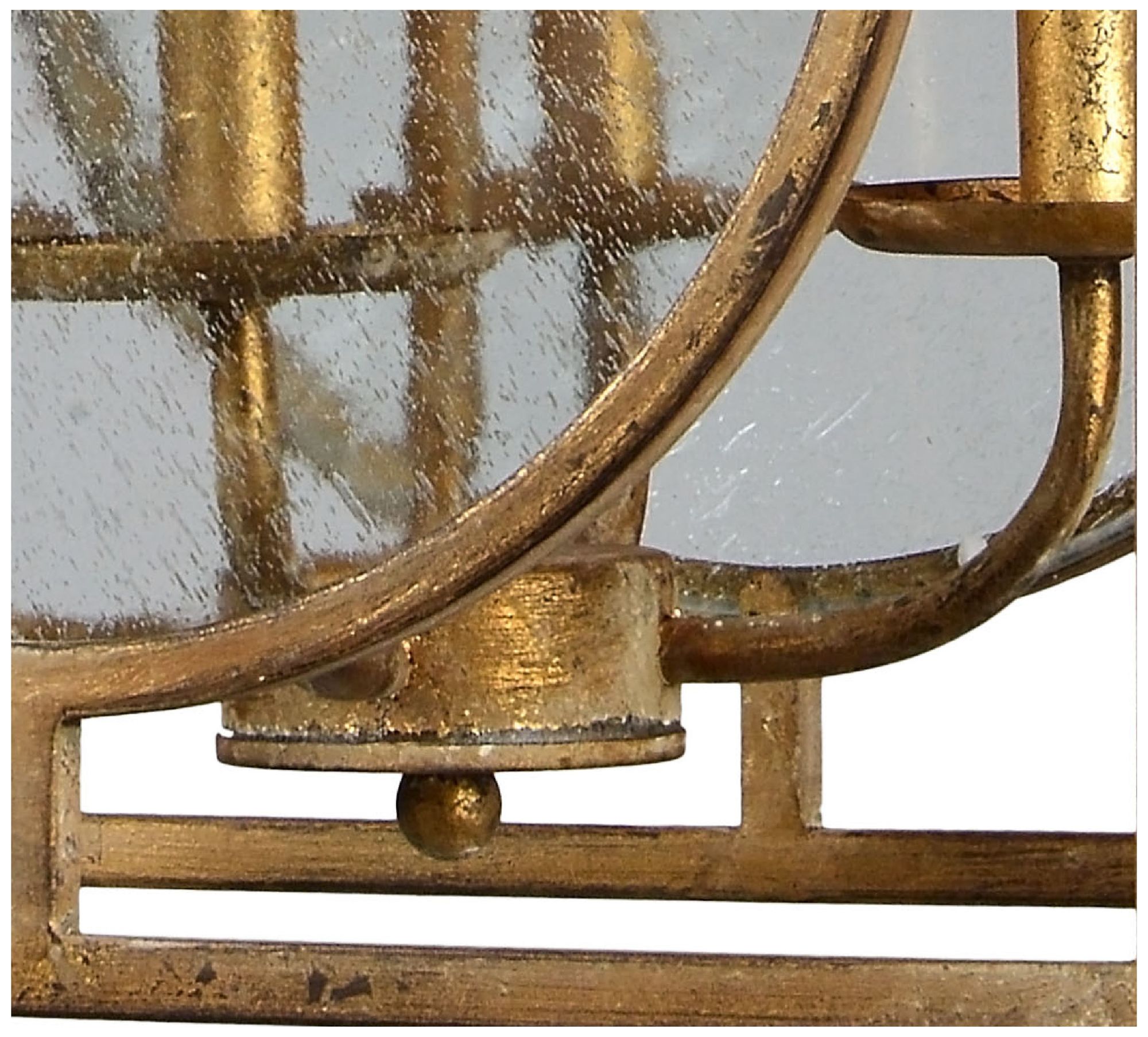 Image 2 Forty West Fleming 15x29" Metal and Glass Pendant more views