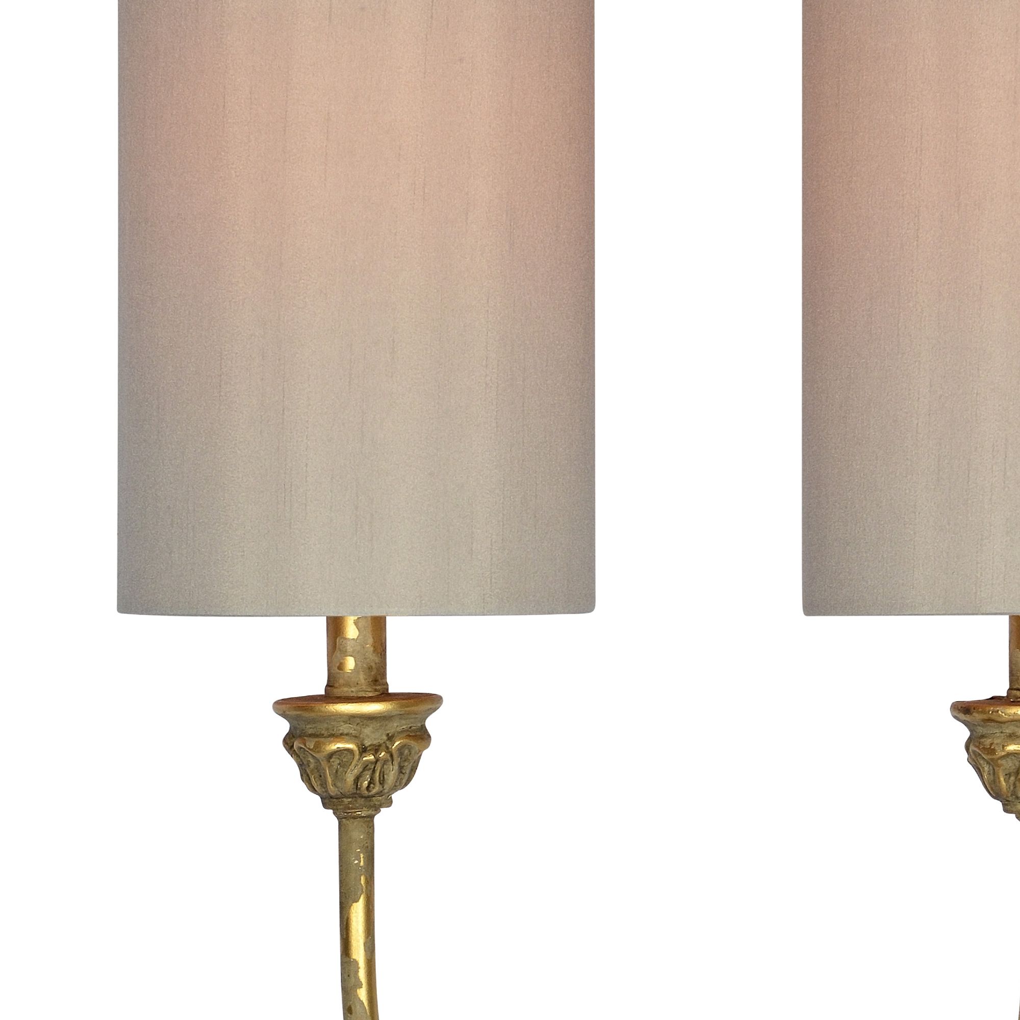 Image 7 Forty West Francesca 15x27.5" Antique Gold Plug-in Sconce more views