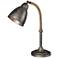 Forty West Gage Industrial Raw Metal Adjustable Desk Lamp