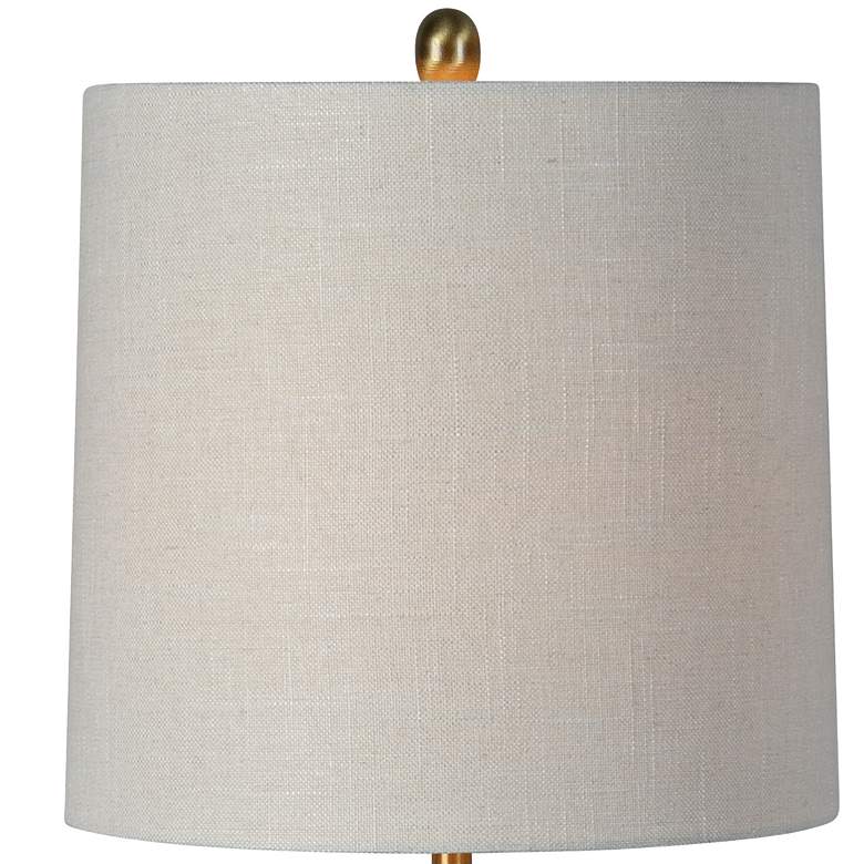 Image 2 Forty West Gemma 33" Ombre Blue-Gray Glass Table Lamps Set of 2 more views
