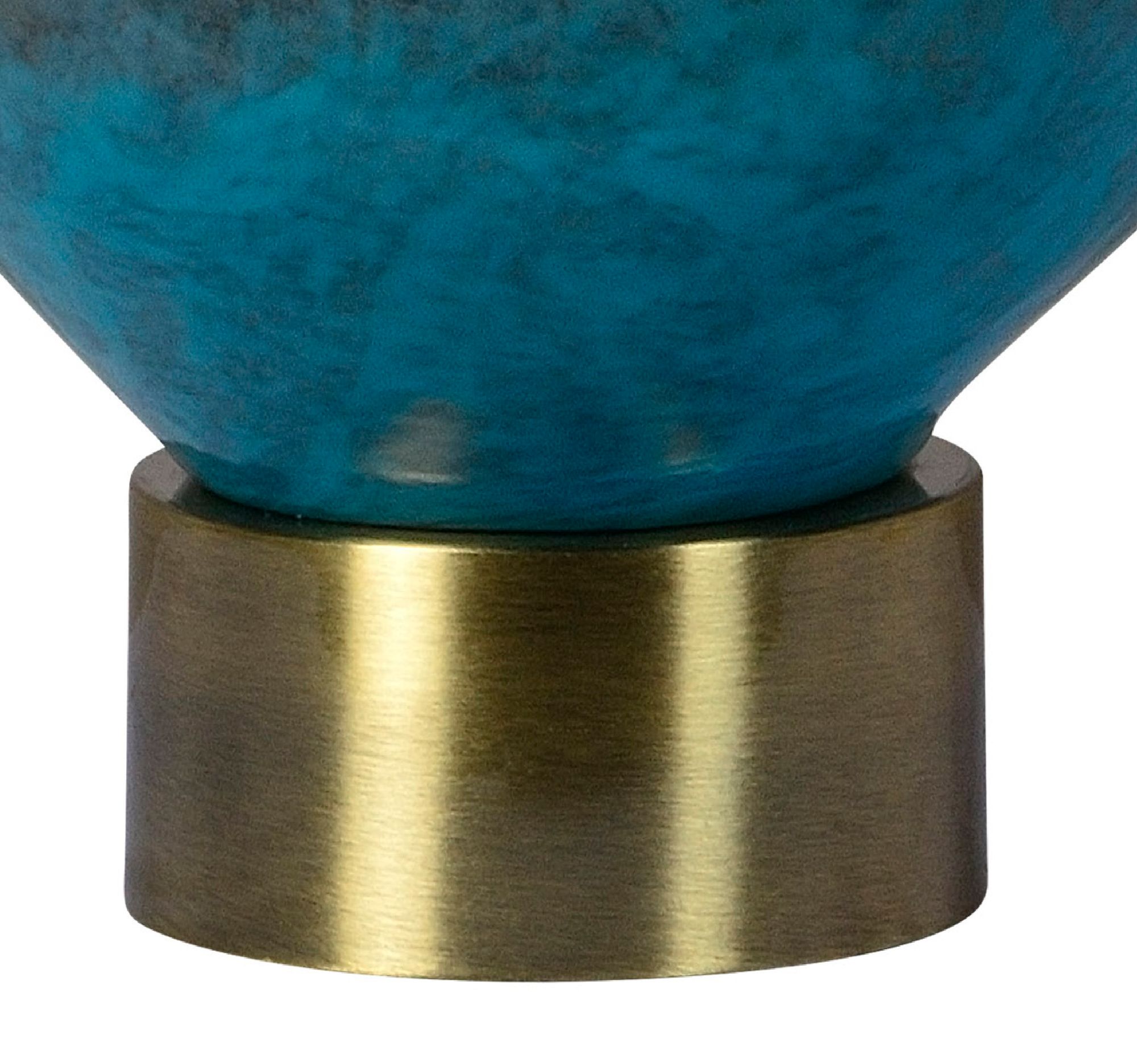 Image 5 Forty West Gemma 33" Ombre Blue-Gray Glass Table Lamps Set of 2 more views