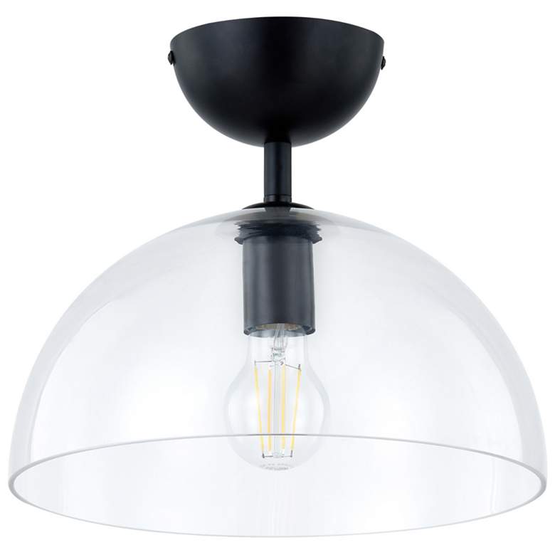 Image 1 Forty West Greenly 11.75x10" Metal Semi-Flush