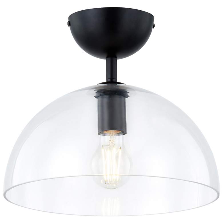 Image 2 Forty West Greenly 11.75x10" Metal Semi-Flush more views