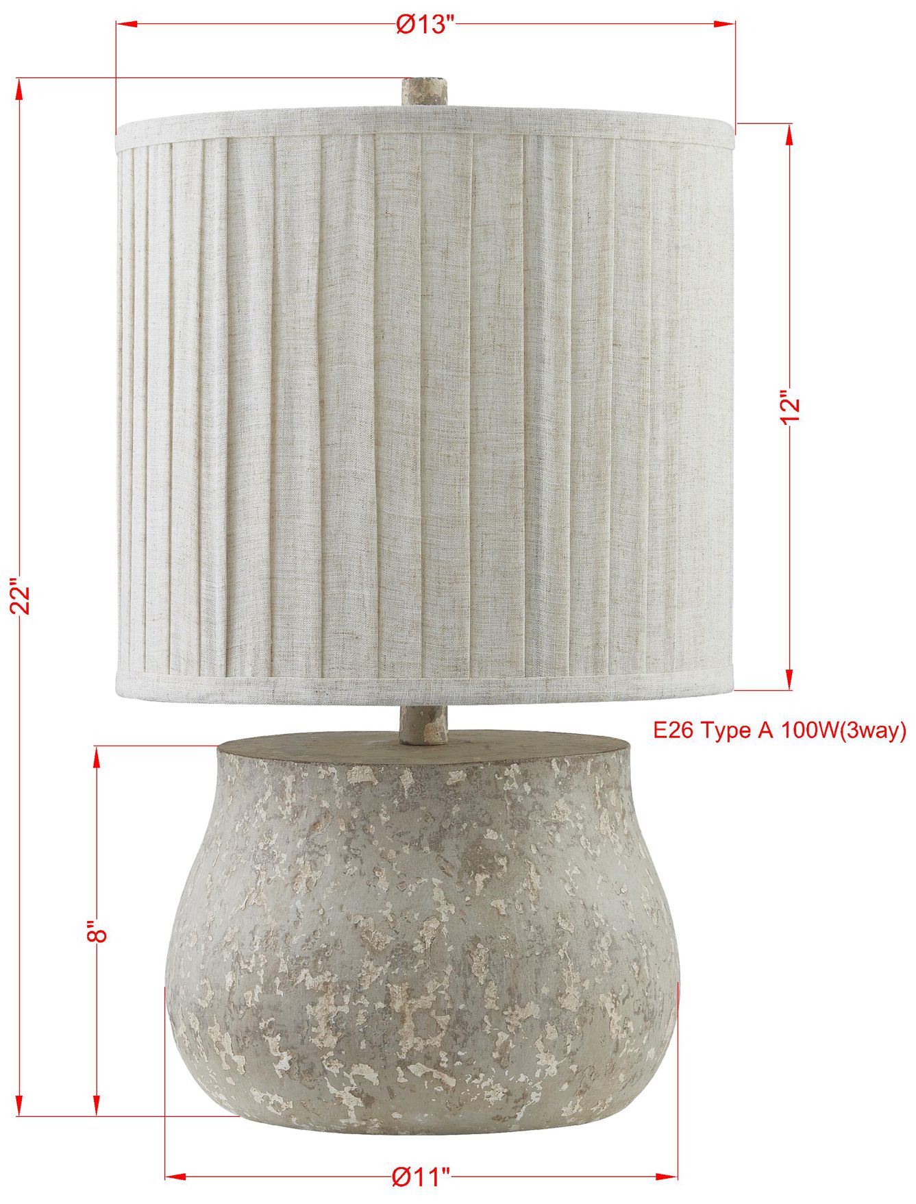 Image 4 Forty West Grover Table Lamp Set of 2 more views