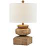 Forty West Gunther 20.5" Medium Brown Table Lamp