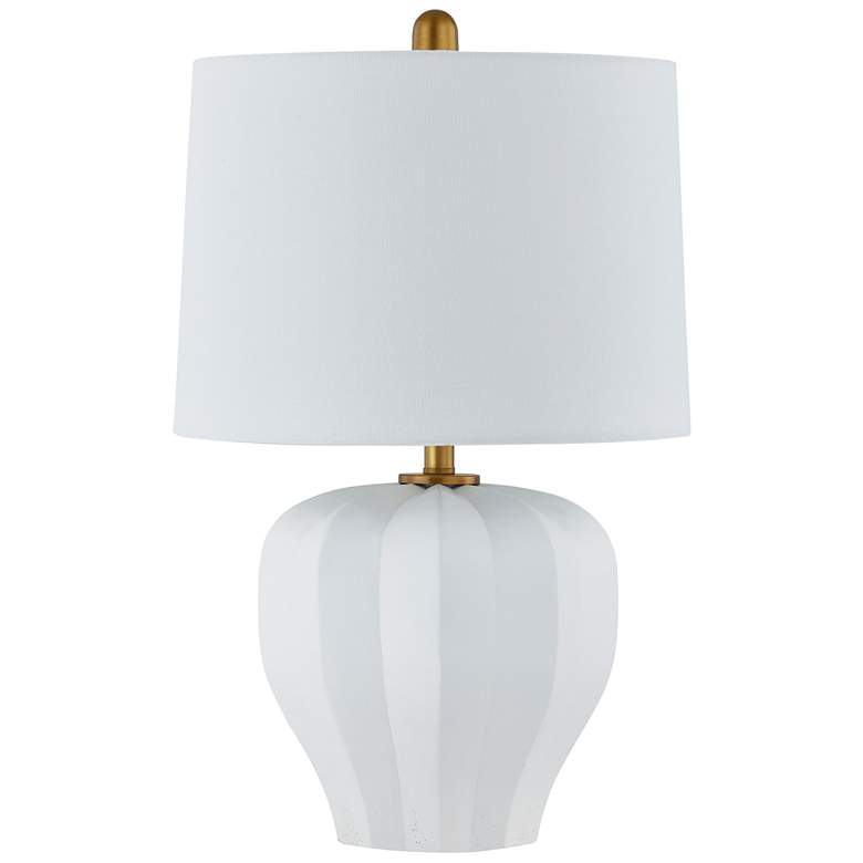 Image 1 Forty West Gwyneth 20.5" Cement Table Lamp