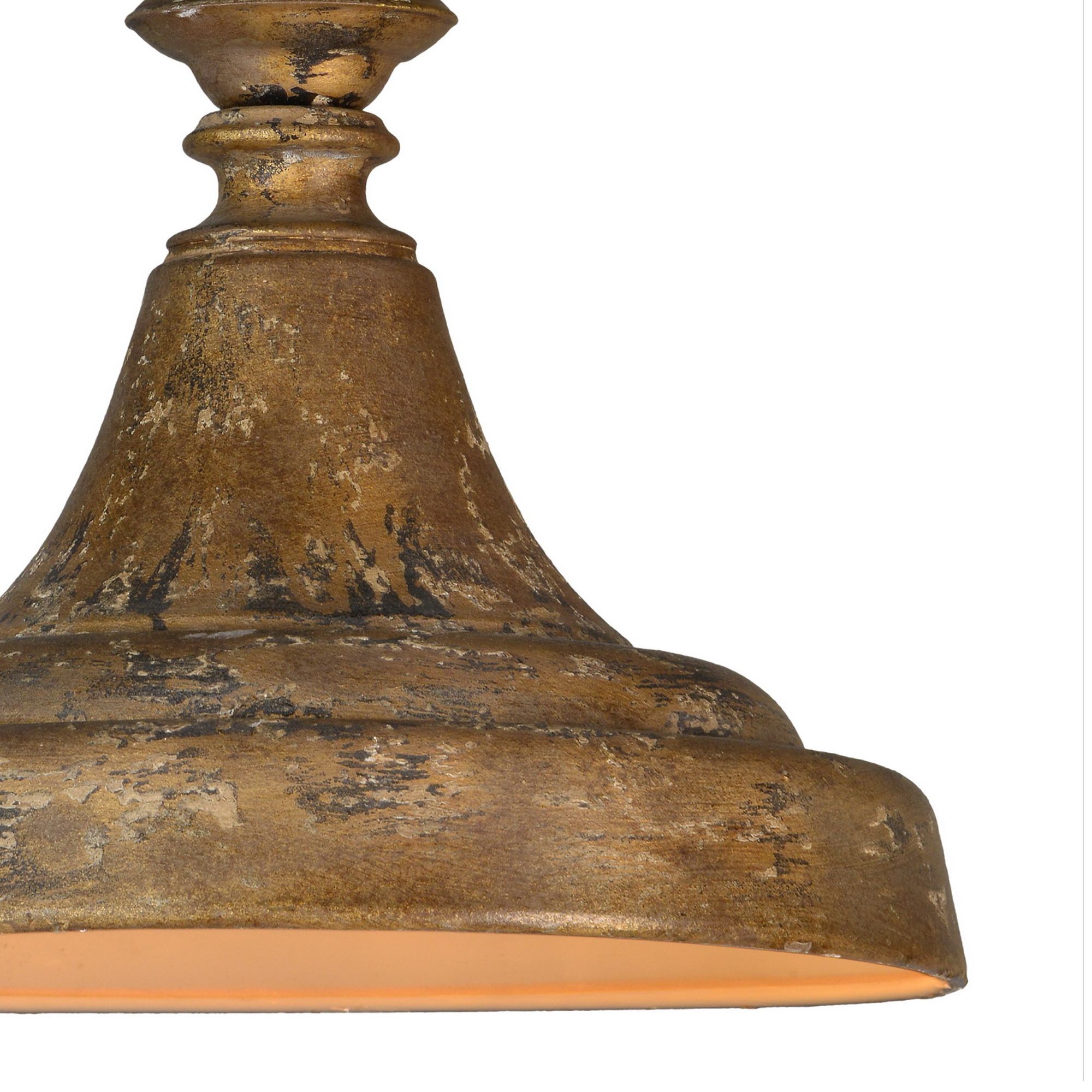 Image 2 Forty West Hanson 12.25x12" Metal Pendant more views