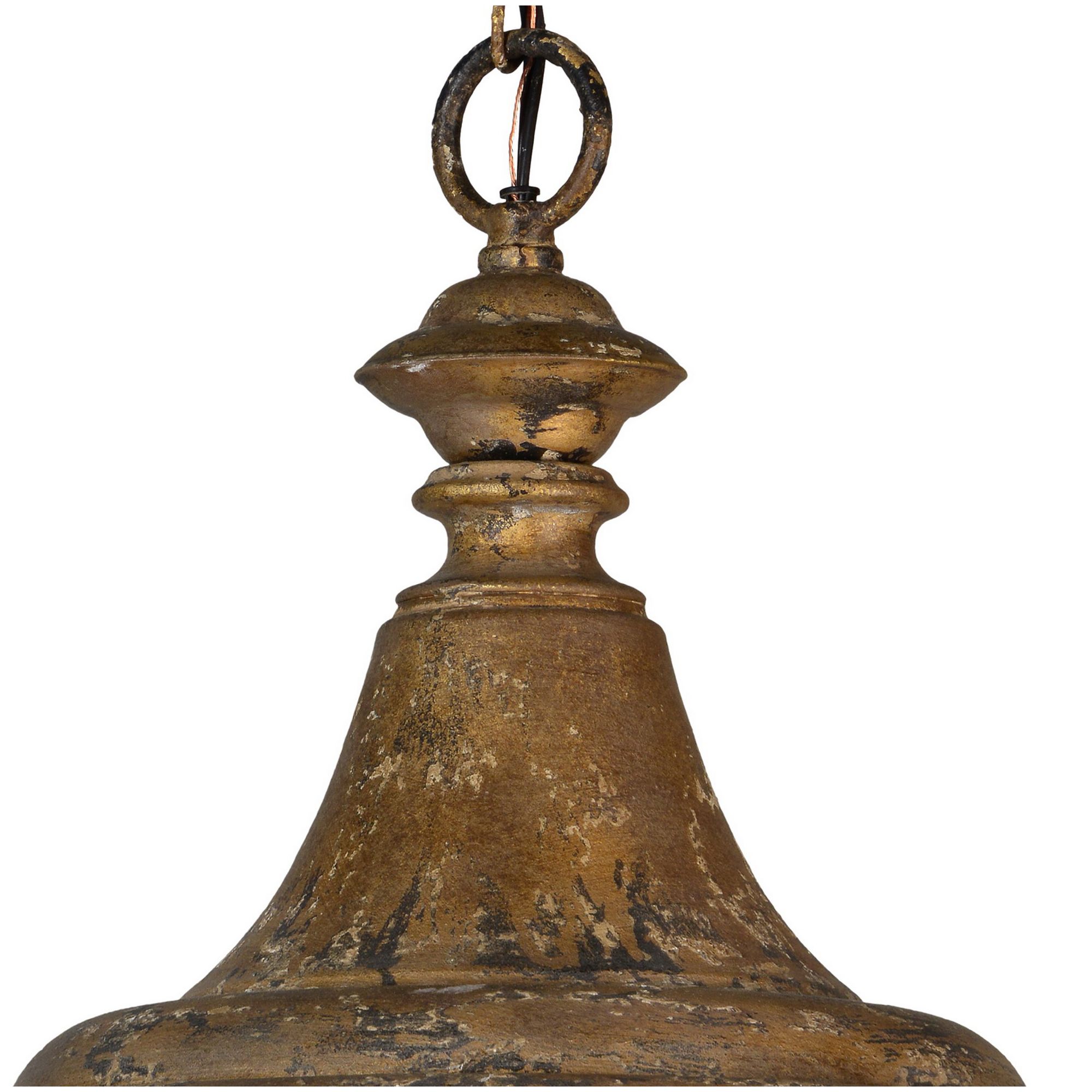 Image 3 Forty West Hanson 12.25x12" Metal Pendant more views