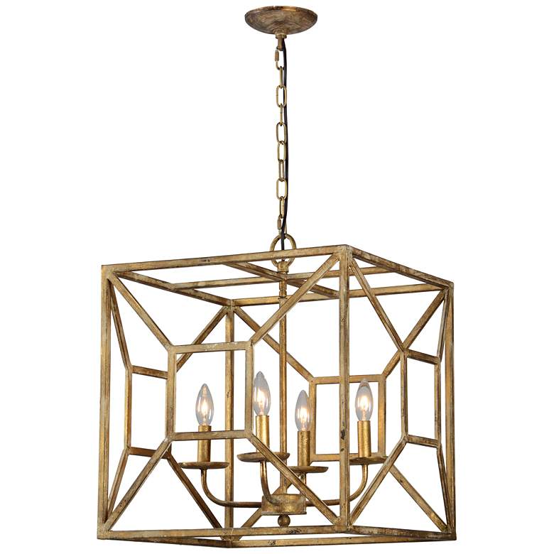Image 1 Forty West Harry 20.5x21.5" Metal Chandelier