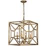 Forty West Harry 20.5x21.5" Metal Chandelier