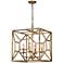 Forty West Harry 20.5x21.5" Metal Chandelier