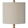 Forty West Hattie Gray and Gold Glass Table Lamps Set of 2