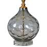 Forty West Hattie Gray and Gold Glass Table Lamps Set of 2