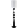 2_Forty West Henderson 68" Black Candlestick Base Floor Lamp more views