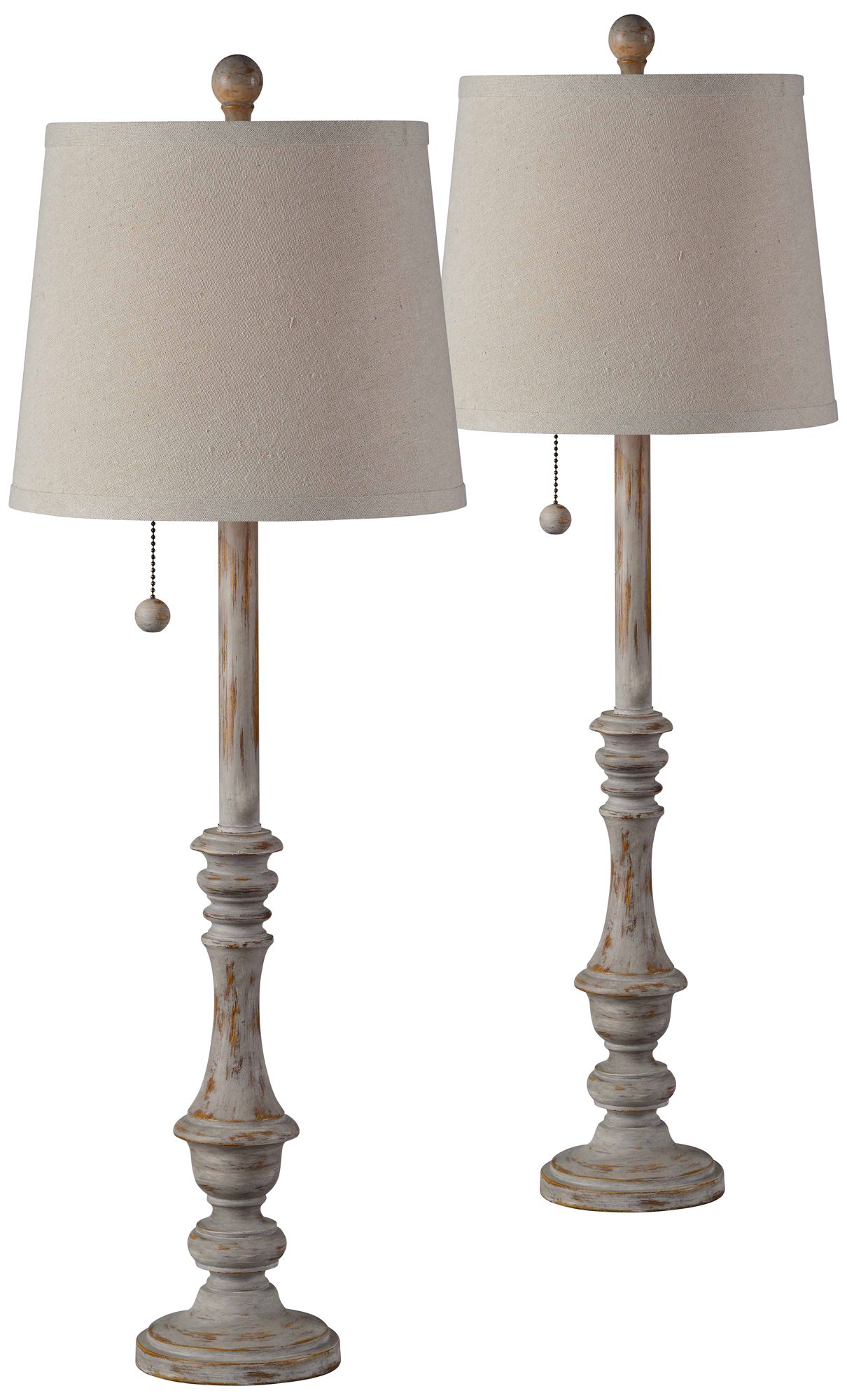 grey buffet lamps