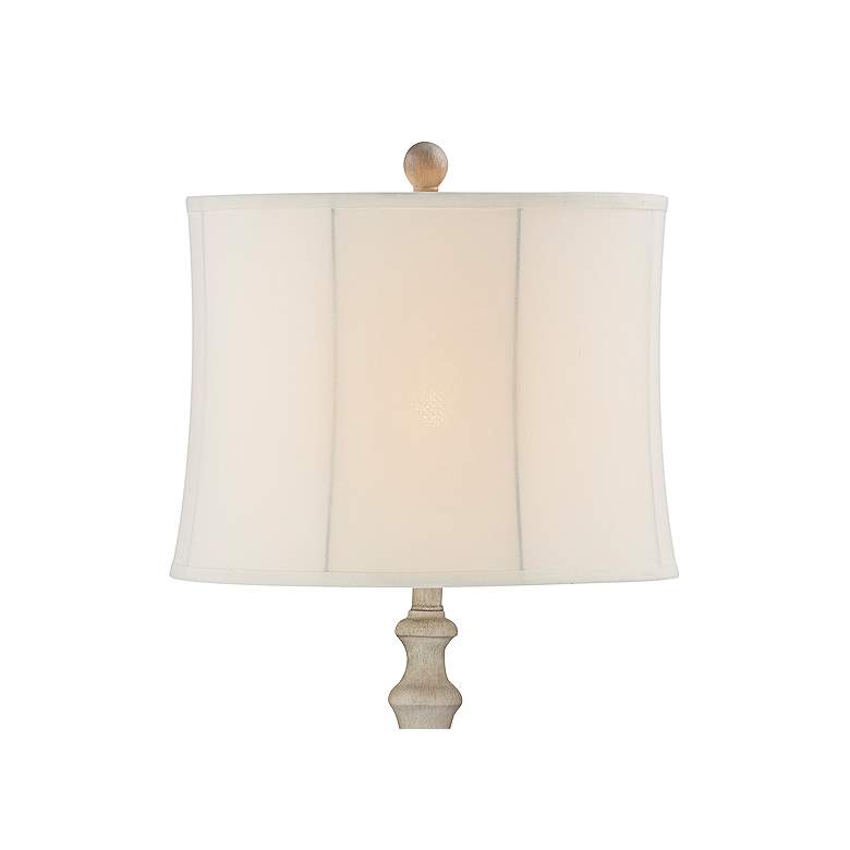 Image 2 Forty West Homer 66" Traditional Gray Finish Floor Lamps Set of 2 more views
