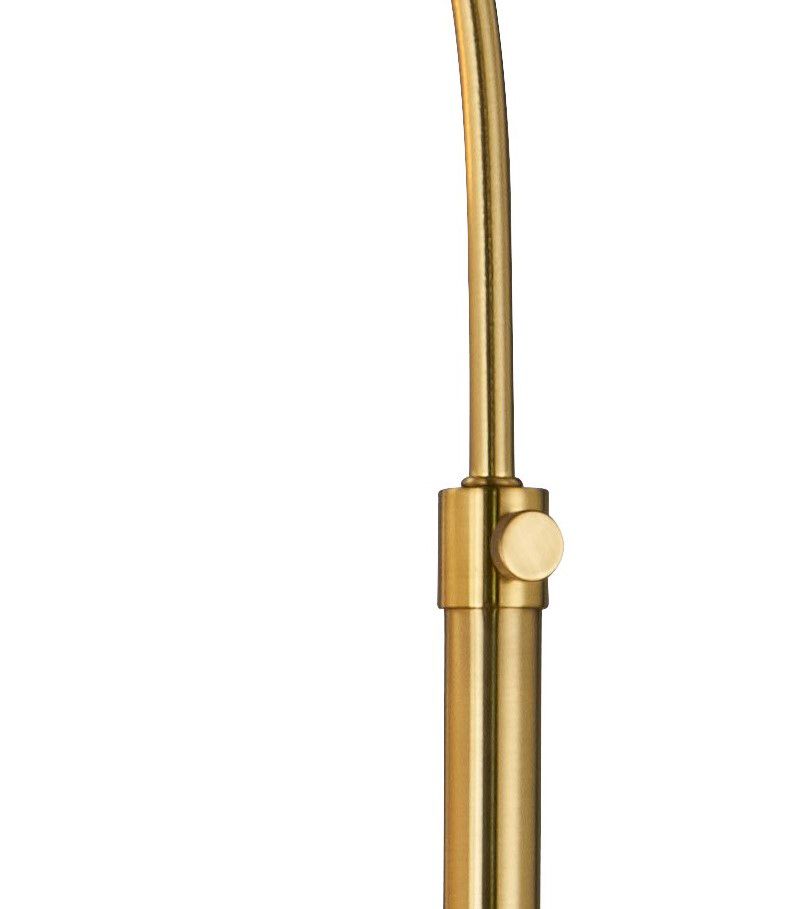 Image 4 Forty West Hope Gold Metal Task Floor Lamp more views