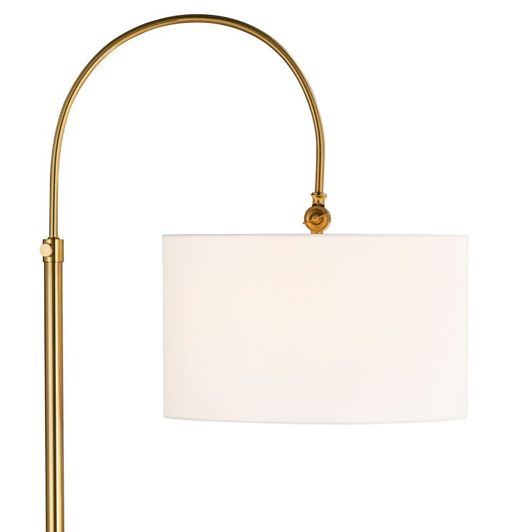 Image 2 Forty West Hope Gold Metal Task Floor Lamps Set of 2 more views