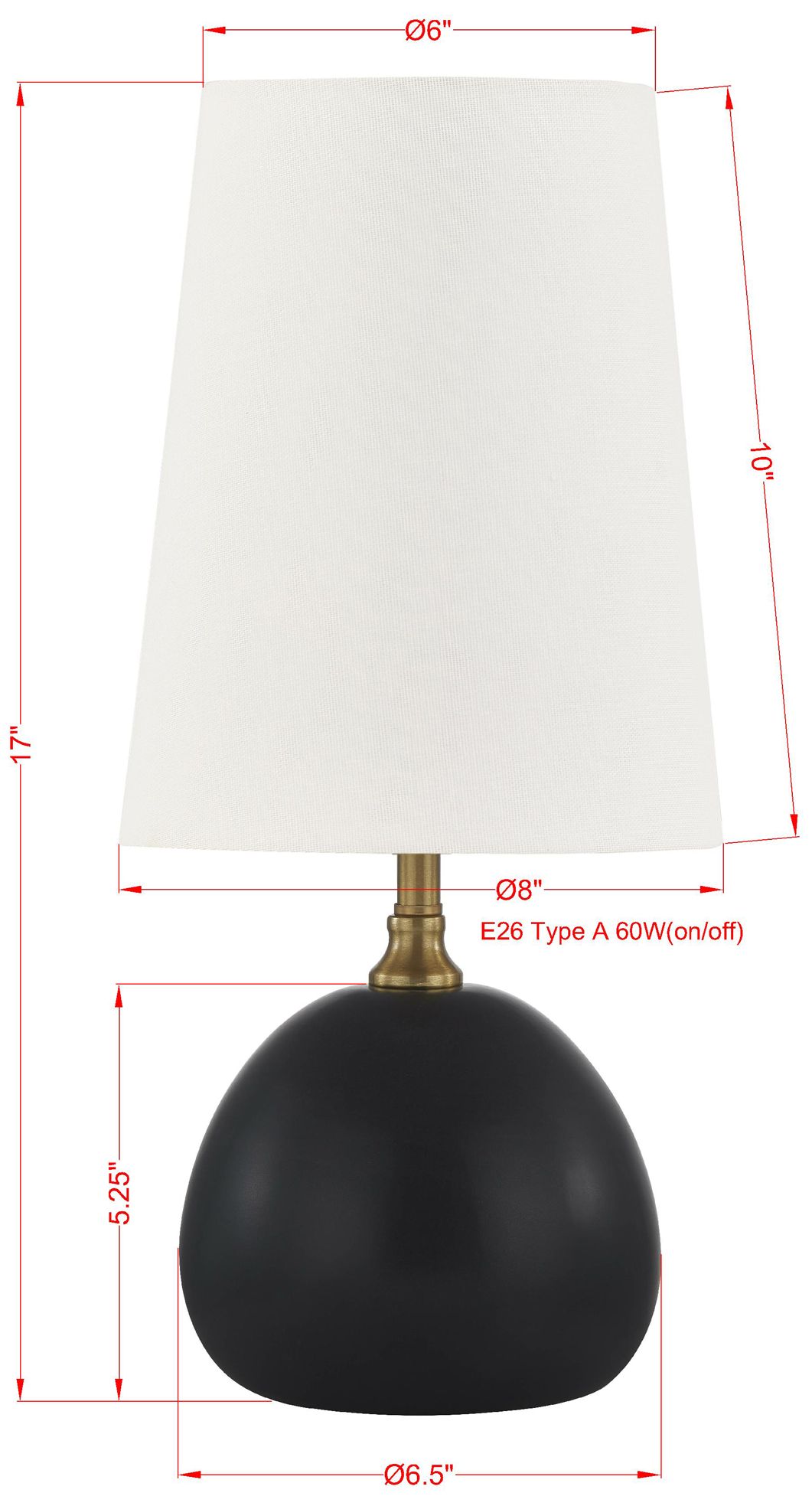 Image 4 Forty West Hopkins Table Lamp Set of 2 more views