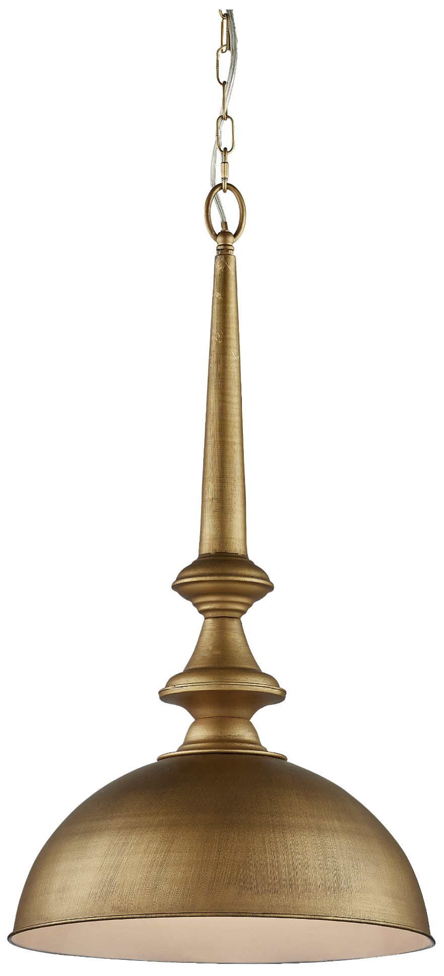 Thumbnail4 of Forty West Hopper Antique Gold 1-Light Pendant more views