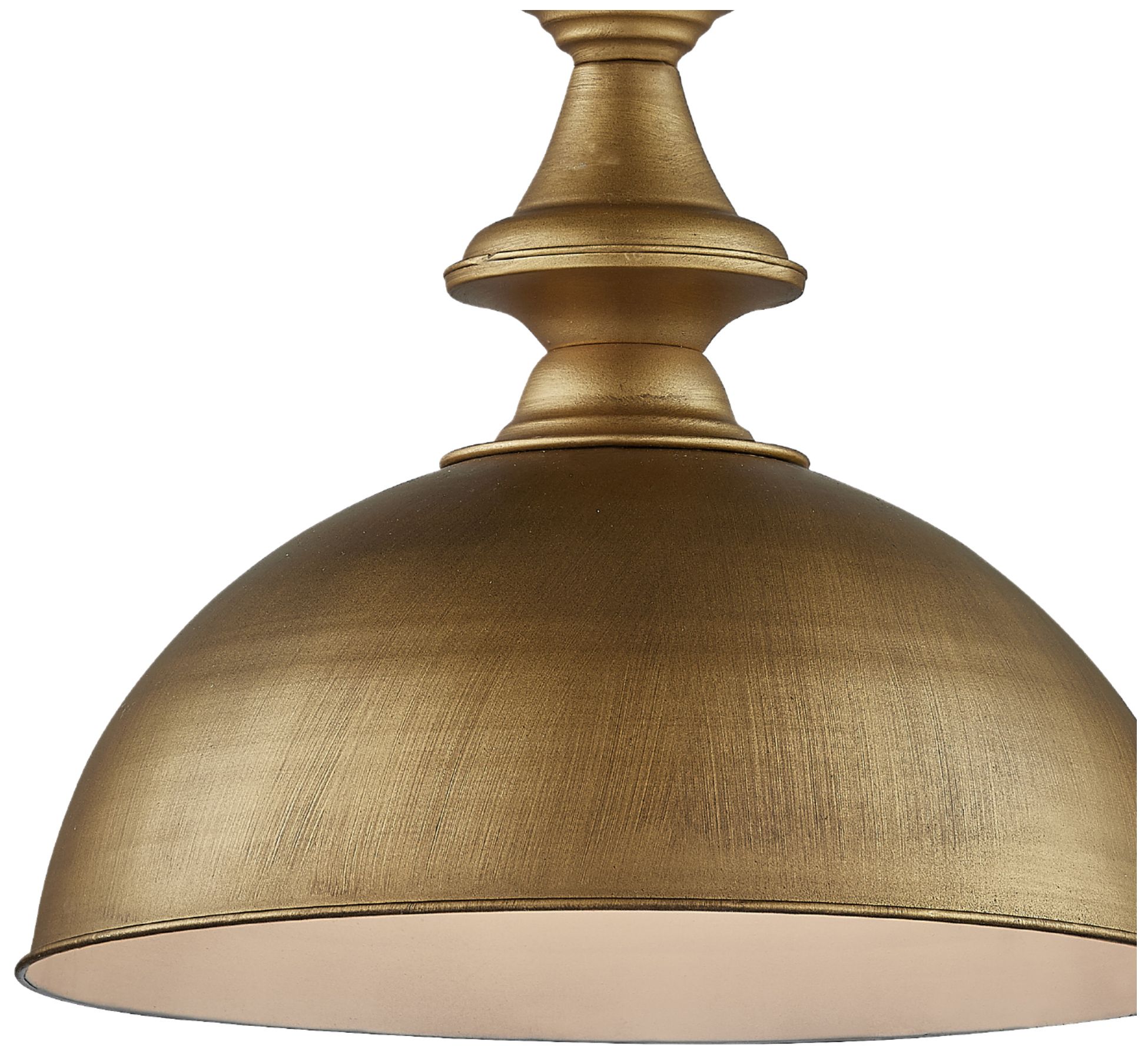 Forty West Hopper Antique Gold 1-Light Pendant