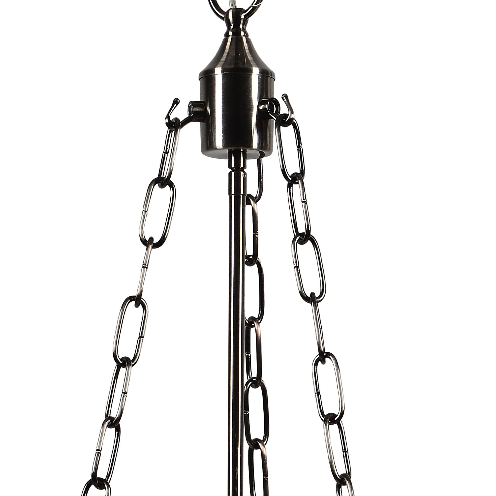 Image 3 Forty West Hugh 12x29" Metal + Glass Pendant more views