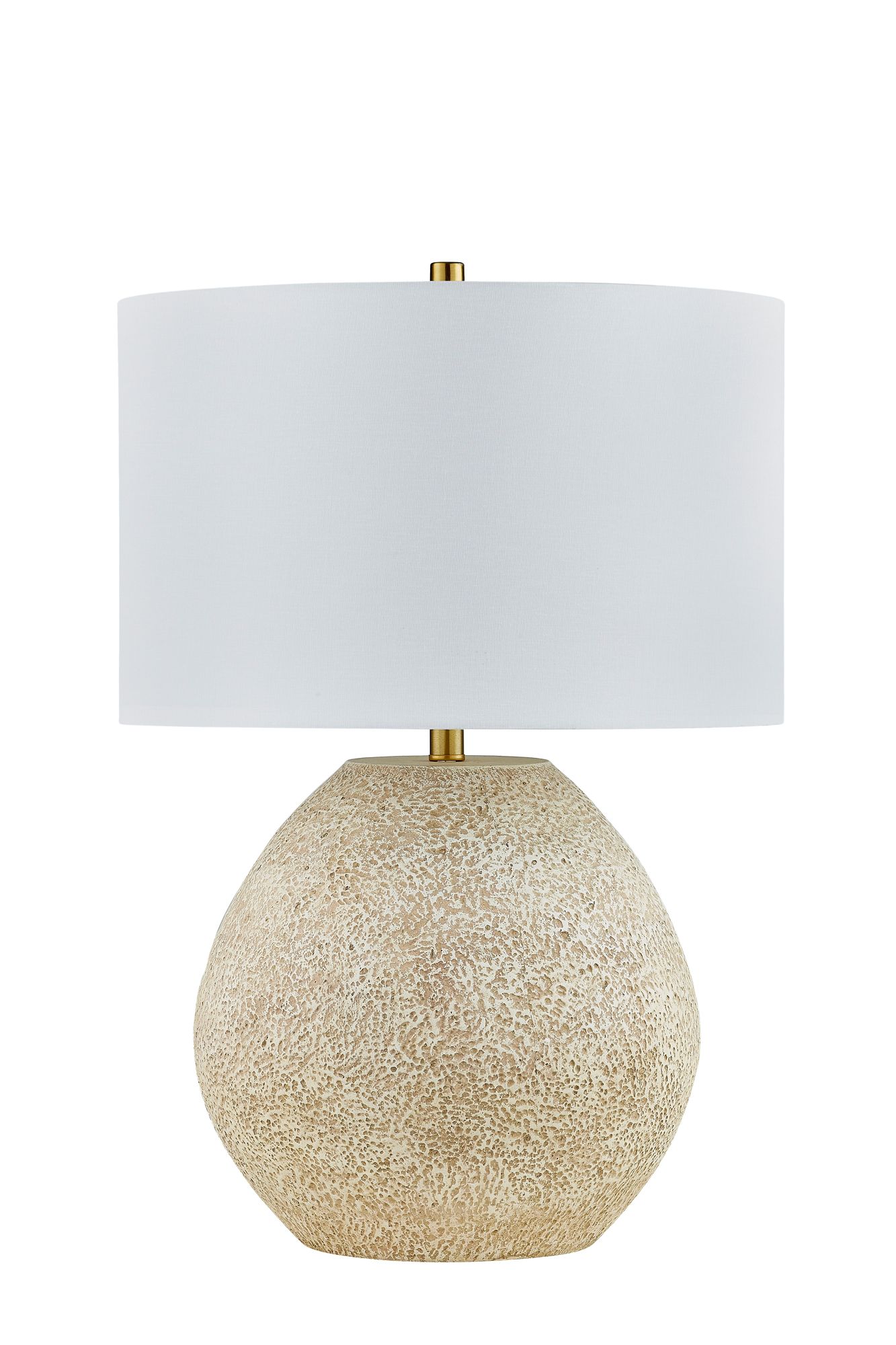 Image 2 Forty West Hugo 28" Beige and Tan Table Lamp more views