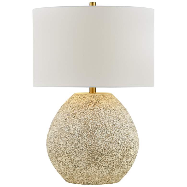 Image 1 Forty West Hugo 28" Beige/Tan Table Lamp