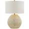 Forty West Hugo 28" Beige/Tan Table Lamp