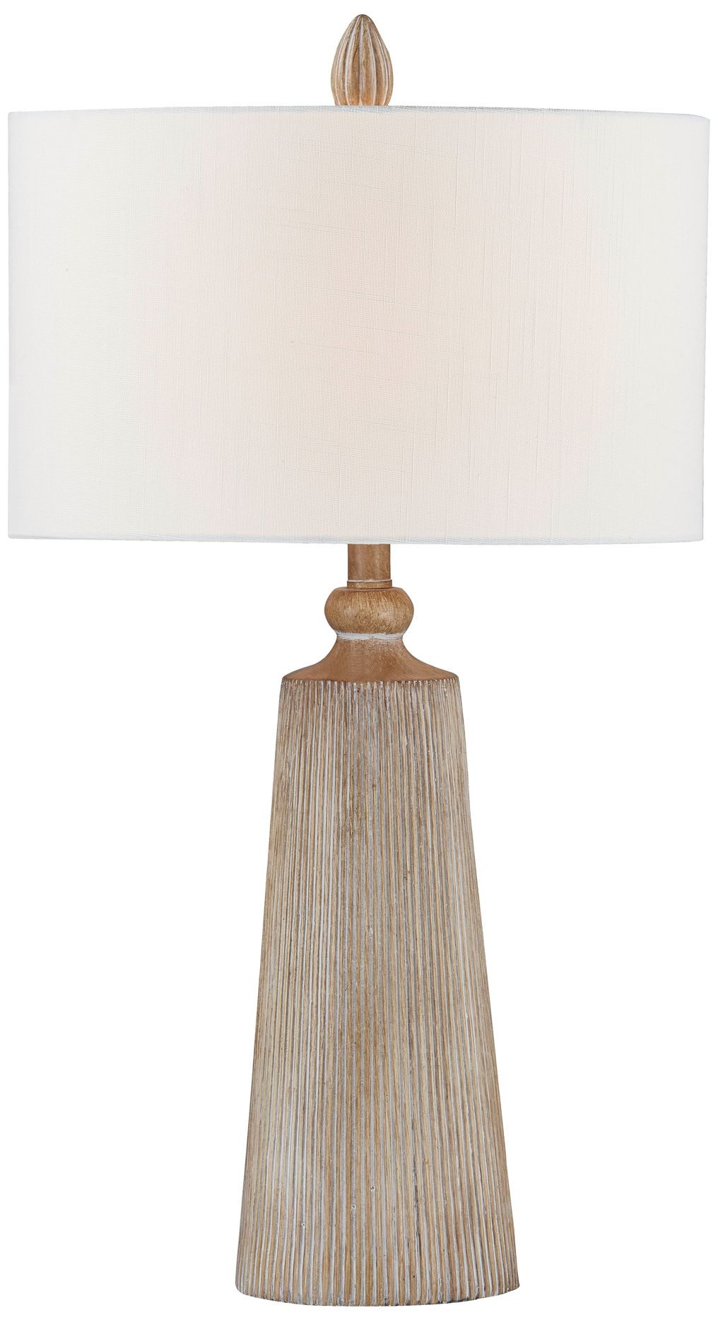 Image 6 Forty West Hunley Beige Column Table Lamps Set of 2 more views