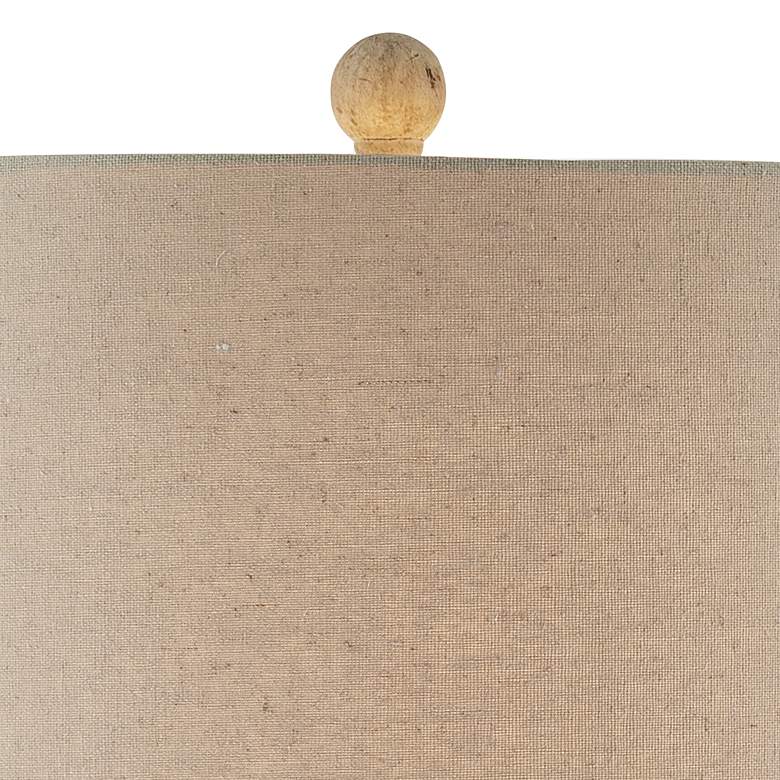 Image 2 Forty West Jackie Distressed Gray Table Lamps Set of 2 more views
