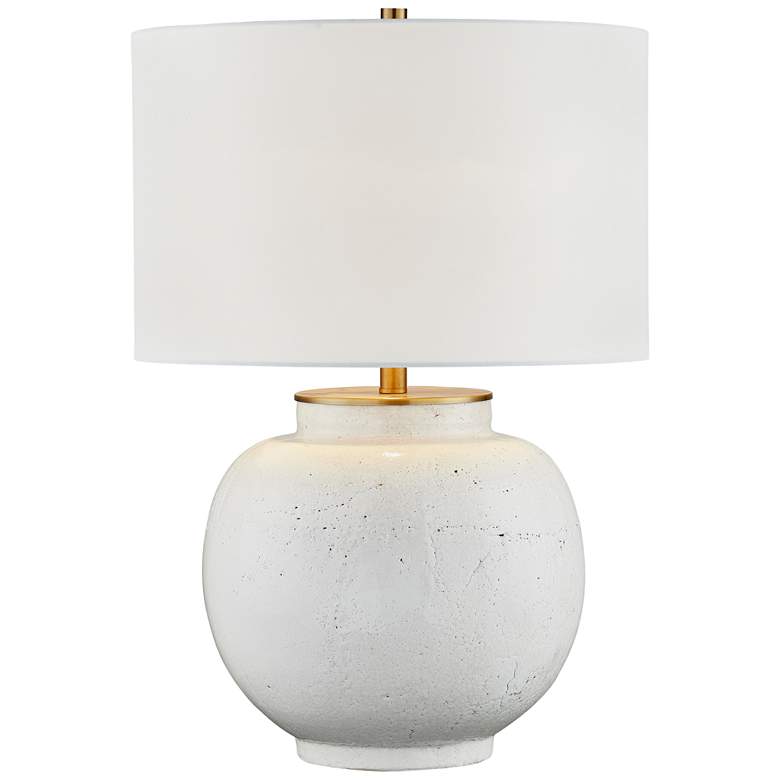 Image 1 Forty West Kandi 27.5" White Table Lamp