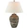 Forty West Kellen Hues of Brown 28" High Ceramic Vase Table Lamp